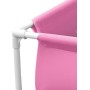Intex 57172 Piscina Desmontable, Pequeña, para Niños, Rosa, Medidas 122x122x30 cm, con Tapón Desagüe, Capacidad de 342 litros,