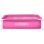 Intex 57172 Piscina Desmontable, Pequeña, para Niños, Rosa, Medidas 122x122x30 cm, con Tapón Desagüe, Capacidad de 342 litros,