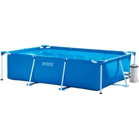 INTEX Pack Piscina Small Frame 260x160x65 cm 2282 litros + Depuradora cartucho 2006 litros/hora