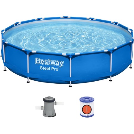 Bestway - Piscina elevada Bestway Steel Pro - Medidas 366 x 76 cm - Modelo n. 56681-2