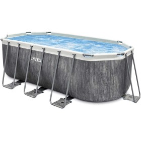 Intex - Kit de Piscina Tubular baltik Ovalado (4,00 x 1,22 m)