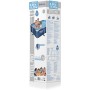 BESTWAY Piscina Desmontable Tubular Infantil Steel Pro 259x170x61cm Azul