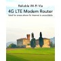 Módem Router Cudy AC1200 Desbloqueado 4G LTE con Ranura para Tarjeta SIM, WiFi de Malla de 1200 Mbps, Antenas móviles
