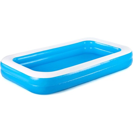 BESTWAY 54006 - Piscina Hinchable Infantil Rectangular 262x175x51 cm, Blue
