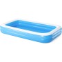BESTWAY 54006 - Piscina Hinchable Infantil Rectangular 262x175x51 cm, Blue