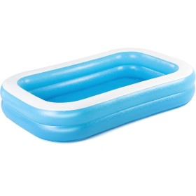 BESTWAY 54006 - Piscina Hinchable Infantil Rectangular 262x175x51 cm, Blue