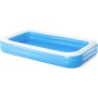 BESTWAY 54006 - Piscina Hinchable Infantil Rectangular 262x175x51 cm, Blue