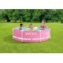 Intex 28292NP - Kit de Piscina Tubular Redondo Metal Marco Pink/Rosa (Ø) 2,44 x 0,76 m