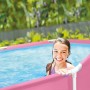 Intex 28292NP - Kit de Piscina Tubular Redondo Metal Marco Pink/Rosa (Ø) 2,44 x 0,76 m