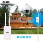 KuWFi Router 4G SIM, Router 4G LTE WiFi 300 Mbps, Puerto Ethernet LAN/WAN, Cobertura WiFi Exterior con 2 Antenas extraíbles,