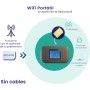 Router MiFi 4G/5G (Cat 6), WiFi Portátil, Batería 3.300 mAh, Pantalla LCD, Conexión hasta 16 Dispositivos