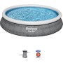 Bestway 57313-4 Fast Set Piscina Hinchable Redonda 457 x 84 cm