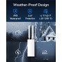 Cudy AC1200 Gigabit Módem Router para Exteriores 4G LTE Cat 6, IP65, Antenas Desmontables, Router con Ranura SIM, Montaje En