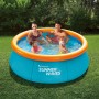 Summer Waves Piscina, Piscina Desmontable Hinchable, Piscina Familiar, Piscina de Jardin, Piscina Redonda 3D, Incluye 2 Gafas,