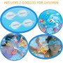 Summer Waves Piscina, Piscina Desmontable Hinchable, Piscina Familiar, Piscina de Jardin, Piscina Redonda 3D, Incluye 2 Gafas,