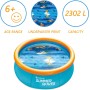 Summer Waves Piscina, Piscina Desmontable Hinchable, Piscina Familiar, Piscina de Jardin, Piscina Redonda 3D, Incluye 2 Gafas,