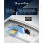 Cudy AC1200 Gigabit Módem Router para Exteriores 4G LTE Cat 6, IP65, Antenas Desmontables, Router con Ranura SIM, Montaje En