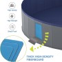 Piscina para Perros Grandes 160x 30cm, Piscina para Mascotas Plegable, PVC Antideslizante y Resistente al Desgaste, Piscina de