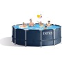 Intex Piscina Frame Rondo 366 x 122 cm, sin Accesorios, Incluye Escalera