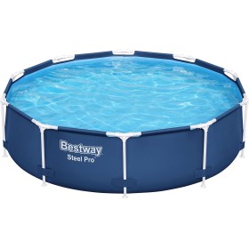 BESTWAY Piscina Desmontable Tubular Infantil Steel Pro 305x76 cm Azul
