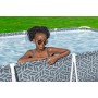 BESTWAY Piscina Desmontable Steel Pro 366x201x66 cm Gris