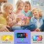 JYPS Unicorn Carry Case for Nintendo Switch with Hard Protective Cover, Purple Travel Carrying Switch Case Accessories Kit,