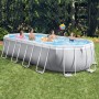 Intex 26798NP - Piscina Desmontable Ovalada intex Prism Frame 610 x 305 x 122 cm con depuradora, Multicolor + Skimmer Filtro