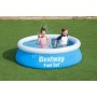 BESTWAY 57392 Fast Set - Piscina Hinchable Infantil, Color Azul, Ø 183 x 51 cm