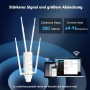 WAVLINK 4G LTE al Aire Libre WiFi Router con Nano SIM Card Slot, 1200Mbps Dual Band Wireless Internet WiFi, 4x7dBi Omni
