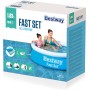BESTWAY 57392 Fast Set - Piscina Hinchable Infantil, Color Azul, Ø 183 x 51 cm