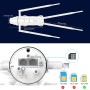 WAVLINK 4G LTE al Aire Libre WiFi Router con Nano SIM Card Slot, 1200Mbps Dual Band Wireless Internet WiFi, 4x7dBi Omni
