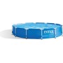 Intex 28202UK 10ft x 30in Metal Frame Swimming Pool with Filter Pump, 4,485 Liters, Blue, 305x76 cm