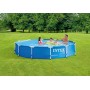 Intex 28202UK 10ft x 30in Metal Frame Swimming Pool with Filter Pump, 4,485 Liters, Blue, 305x76 cm