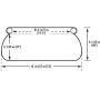 Intex Piscina Fuoriterra Easy Pool 457 x 122 cm, sin accesorios