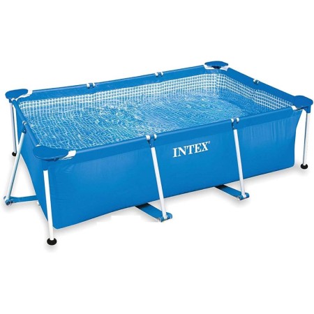 Intex - Kit de Piscina Rectangular, Azul, 3800 l, 300 x 200 x 75 cm