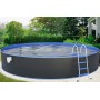 Steinbach Nuovo - Piscina de Pared de Acero, 350 x 120 cm, Color Antracita