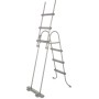 Bestway Power Steel Deluxe 366 x 100 cm, Piscina Redonda con Marco de Acero Estable en Juego Completo, ratán, Color Marrón