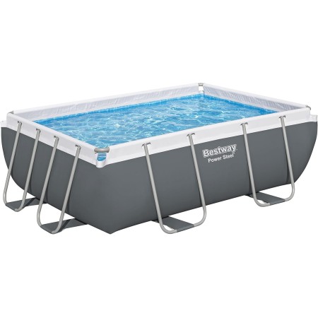 BESTWAY 8321299 Piscina Rectangular con Depuradora 282x196x84 cm.