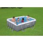 BESTWAY 8321299 Piscina Rectangular con Depuradora 282x196x84 cm.