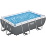 BESTWAY 8321299 Piscina Rectangular con Depuradora 282x196x84 cm.