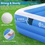 Duerer Piscina Hinchable Rectangular Piscina Infantil Inflable, Piscina Familiar En El Patio Trasero, Fiesta AcuáTica De Verano,