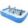 Duerer Piscina Hinchable Rectangular Piscina Infantil Inflable, Piscina Familiar En El Patio Trasero, Fiesta AcuáTica De Verano,