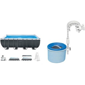 Intex 26356NP - Piscina Desmontable Rectangular Ultra XTR Frame INTEX 549x274x132 + depuradora + Skimmer Deluxe Filtro 3.028 l/h