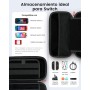 TRANSNOVO Funda para Nintendo Switch 2 con Accesorios – Estuche Rígido con 24 Ranuras para Tarjetas de Juego, Protector de