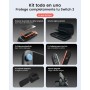 TRANSNOVO Funda para Nintendo Switch 2 con Accesorios – Estuche Rígido con 24 Ranuras para Tarjetas de Juego, Protector de