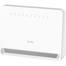 Cudy LT500E 4G LTE Cat 4 Módem Router Rápido con Ranura para Tarjeta SIM, WiFi AC1200, OpenVPN, Wireguard, IPsec, Cliente VPN,