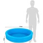 Intex 59416NP Crystal Blue Three Ring Inflatable Paddling Pool, Redondo, Multicolor, 2 - 7 años 1.14m x 25cm