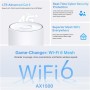 TP-Link Deco X10-4G (1 paquete) AX1500Mbps Wi-Fi 6 4G Router con ranura SIM, router WiFi de malla LTE-Advanced Cat6, cobertura