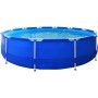 P-83-054 Piscina Redonda para Jardín, Azul, 300cm x 76cm