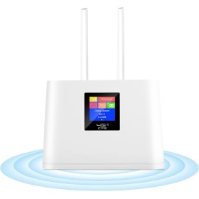 4G LTE Router,Enrutador CPE inalámbrico KuWFi de 300 Mbps con Ranura SIM para el hogar/Oficina Soporte B1 / B3 / B5 / B7 / B8 /